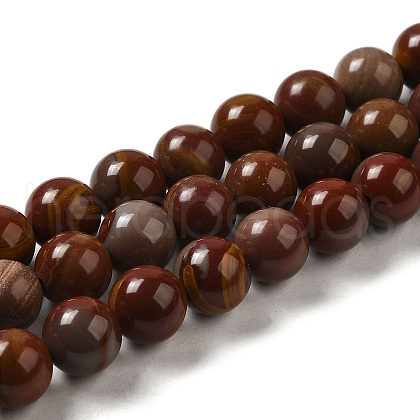 Natural Jasper Beads Strands G-H298-A05-03-1