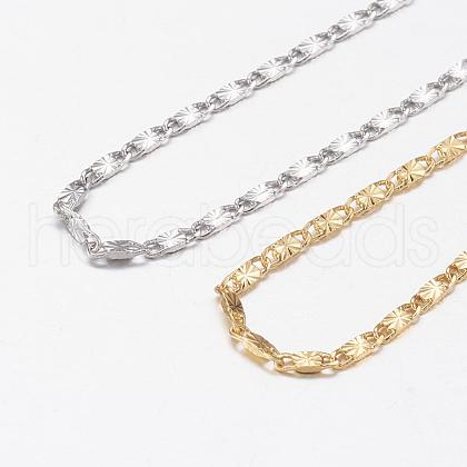 Brass Chain Necklaces MAK-L009-17-1