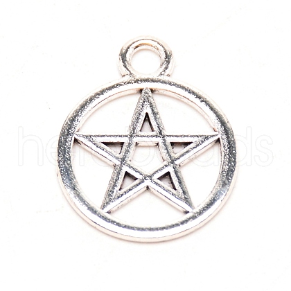 Tibetan Style Alloy Pendants PALLOY-WH0088-60B-AS-1
