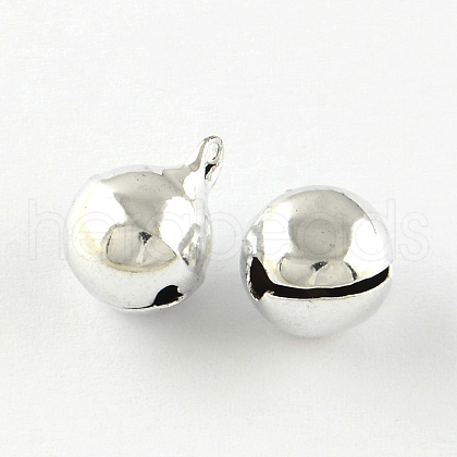PVD Vacuum Plating Brass Bell Charms Pendants KKB-R002-10mm-08-1