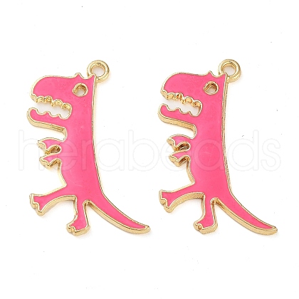 Rack Plating Alloy Enamel Pendants FIND-Q099-01G-02-1