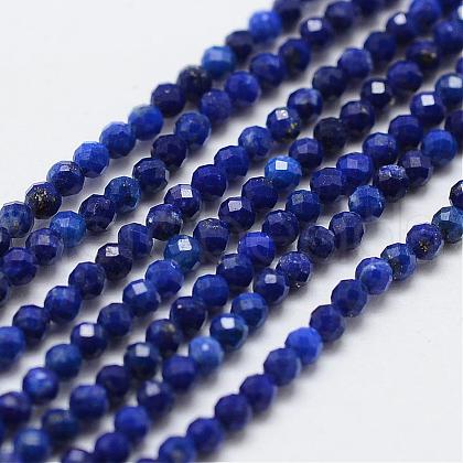 Natural Lapis Lazuli Bead Strands G-G663-48-2mm-1