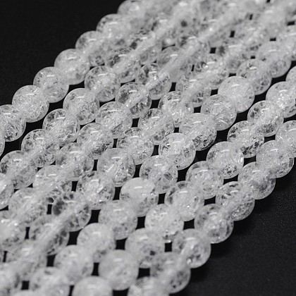 Natural Crackle Quartz Beads Strands G-K285-02-12mm-1