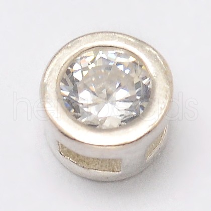 925 Sterling Silver Slide Charms STER-K020-04S-1