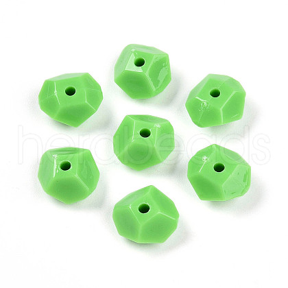 Opaque Acrylic Beads SACR-T017-38A-1