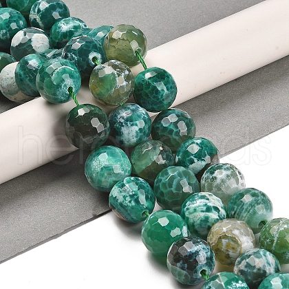 Natural Fire Crackle Agate Beads Strands X-G-L595-A02-01E-1
