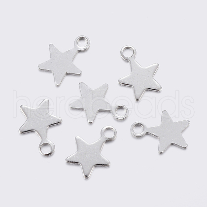 Tarnish Resistant 304 Stainless Steel Charms STAS-F159-43P-1