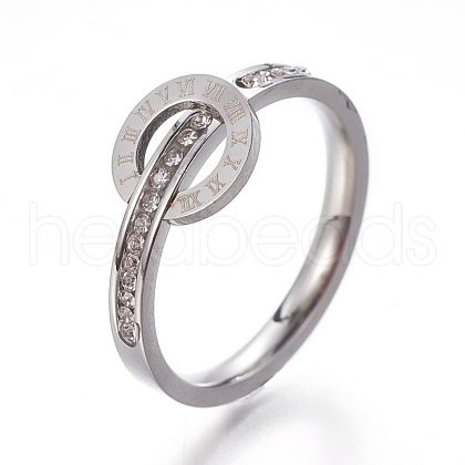 304 Stainless Steel Finger Rings RJEW-E158-07P-1