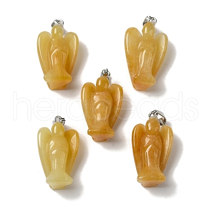 Natural Topaz Jade Pendants G-C095-03P-07-1
