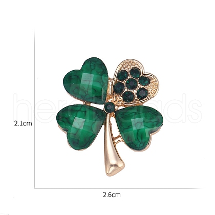 Saint Patrick's Day Acrylic Brooch PW-WG53526-02-1