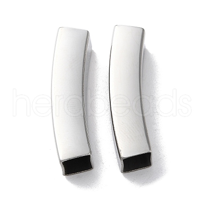 Non-Tarnish 304 Stainless Steel Tube Beads STAS-B066-01P-1