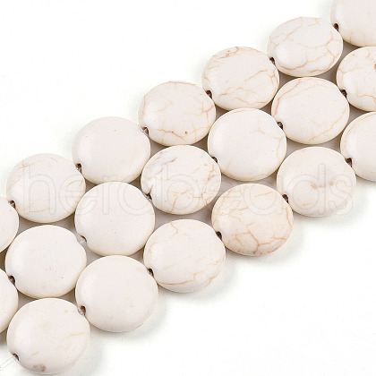 Synthetic Magnesite Beads Strands TURQ-D063-7-1