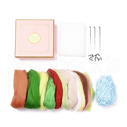 Vegetable & Fruit Character Gift Box Needle Felting Kit DIY-D065-06P-1
