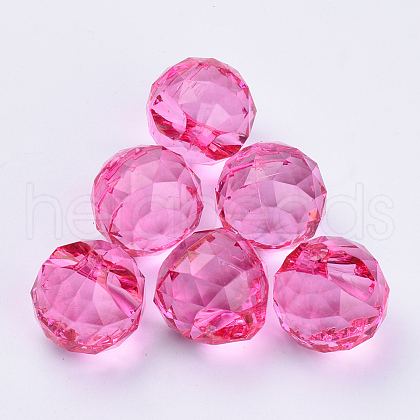Transparent Acrylic Pendants X-TACR-Q261-B-V08-1