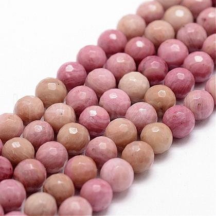 Natural Rhodonite Beads Strands G-D840-16-10mm-1