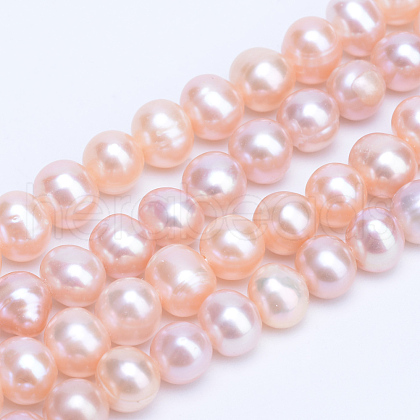 Natural Cultured Freshwater Pearl Beads Strands PEAR-R063-39B-1