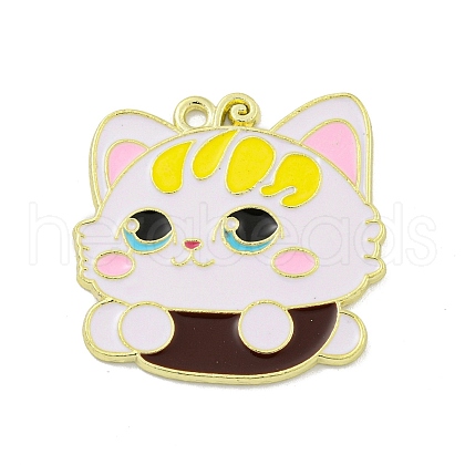 Cartoon Alloy Enamel Pendants ENAM-Z015-04G-01-1