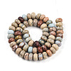 Natural Aqua Terra Jasper Beads Strands G-T140-71A-2