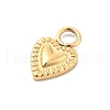 Ion Plating(IP) 304 Stainless Steel Pendants STAS-P379-25G-2