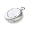 304 Stainless Steel Acrylic Pendants STAS-M091-02E-P-2