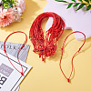 Eco-Friendly Korean Waxed Polyester Braided Adjustable Necklace Makings NJEW-TAC0015-03-9