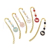 Natural Mixed Gemstone Bookmarks AJEW-JK00271-1