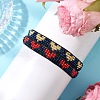 2Pcs Handmade Glass Seed Beaded Bracelets for Women BJEW-MZ00157-2
