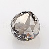 Faceted Round Glass Pendants GLAA-O008-G-2