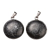 Synthetic Turquoise Pendants STAS-O127-03P-01-1