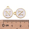 Golden Plated Alloy Charms X-ENAM-S118-01N-3