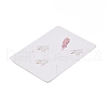 Rectangle Paper Necklace Display Cards CDIS-C004-05B-4