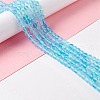 Synthetic Moonstone Beads Strands G-E573-01A-12-1