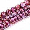 Baking Painted Glass Beads Strands X-DGLA-N003-6mm-B03-2