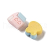 Opaque Resin Cabochons X1-CRES-M026-01-2