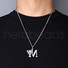 201 Stainless Steel Necklaces NJEW-Q336-01Y-P-3