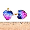 Light Gold Brass Glass Pendants GLAA-N001-24E-3