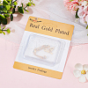 Beebeecraft 5Pcs Brass Pave Clear Cubic Zirconia Hook Clasps KK-BBC0009-37-6