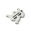 Non-Tarnish 201 Stainless Steel Pendants STAS-B055-01P-R-2