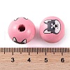 Wood European Beads WOOD-G021-01B-3