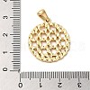 304 Stainless Steel Hollow Pendants STAS-L272-013G-3