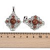 Synthetic Goldstone Pendants G-Z077-01P-09-3