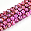 Baking Painted Glass Beads Strands X-DGLA-N003-10mm-B03-1