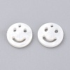 Natural White Shell Mother of Pearl Shell Charms SSHEL-L018-002-2
