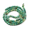 Natural Green Grass Agate Beads Strands G-NH0001-D03-01-3