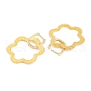Rack Plating Brass Earrings EJEW-S219-01G-2