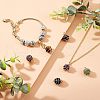 Fingerinspire 20Pcs Natural Mixed Gemstone Pendants FIND-FG0001-53-5