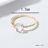 925 Sterling Silver Moonstone Finger Rings for Women HV9473-5-3