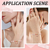 SUNNYCLUE 200Pcs Acrylic Bead Caps OACR-SC0001-83C-5