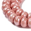 Porcelain Rondelle Beads PORC-Q001-01I-3