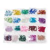 25Pcs Transparent Crackle Glass Beads CCG-XCP0001-02A-1